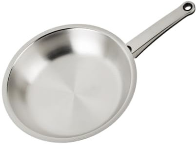 ECOVITAM 2360-28 Poêle, INOX 18/10 + Bakelite (poignée), Chromé, 28 cm