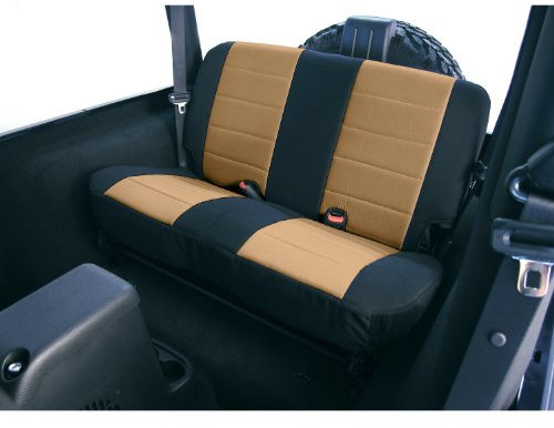 Rugged Ridge 13282.04 Sitzbezug-Set Hinten Stoff Hellbraun 03-06 Jeep Wrangler TJ
