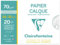 Clairefontaine 96872C - Pochette Dessin Scolaire - 20 Feuilles Papier Calque Hautement Transparent - 24x32 cm 70/75g - Idéal pour le Dessin Technique