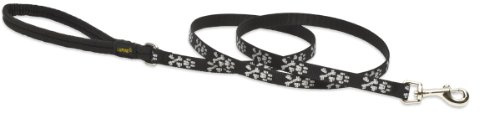 Lupine Lil Bling Patterned Padded Handle Dog Lead, 1/2-inch/ 4 ft