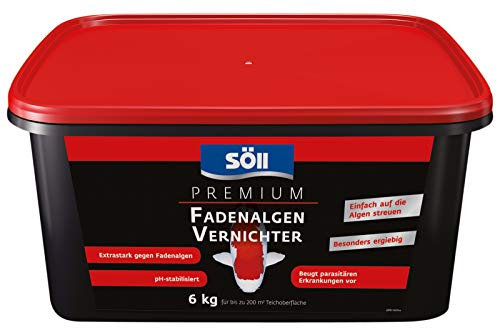 Söll 81885 Premium FadenalgenVernichter mit Aktivsauerstoff 6 kg - Fadenalgenentferner mit Sofortwirkung, gegen Algenwachstum im Pflanzenteich Schwimmteich Fischteich
