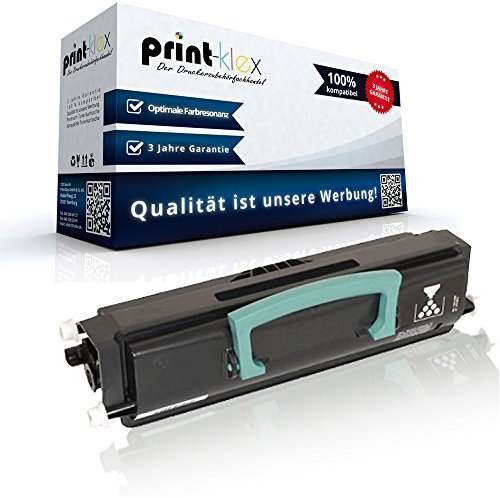 Print-Klex Tonerkartusche kompatibel für Lexmark E-230 E-230N E-232 E-232N E-232T E-234 E-240 E-240N E-330 E-332 E-332N E-332TN E-340 E-342 24016SE Black Schwarz XXL Toner