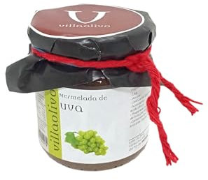 Villaolivo - Mermelada de Uva 210 g | Mermelada de Uvas | 100% Natural |