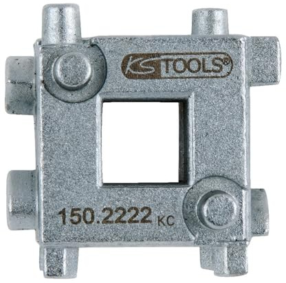 KS Tools 150.2222 Universal Bremskolben Rückstellwürfel, 3/8 | Vierkant zum Zurückschieben von Bremskolben