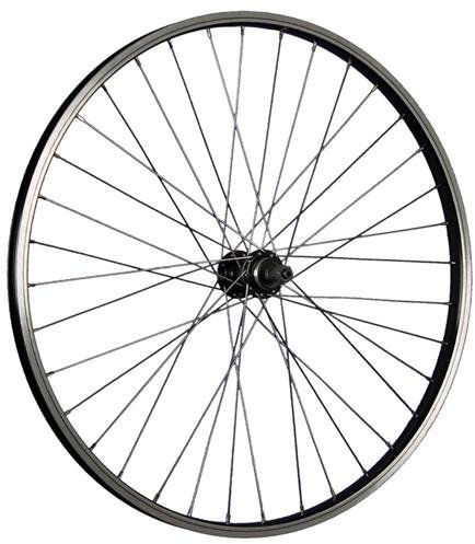 26 Zoll Hinterrad Alu 7-Fach Disc 6 Loch- schwarz