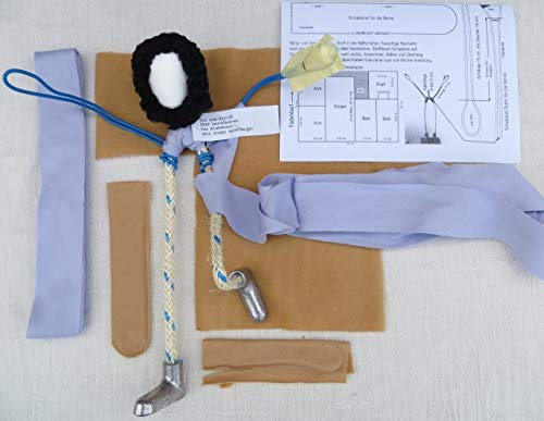 Kunsthandwerk Kolb Bastelpackung - Mann 30 cm MIT ARBEITSVORBEREITUNG - Arbeitsmaterial für Erzählfiguren - ähnlich Egli-Figuren
