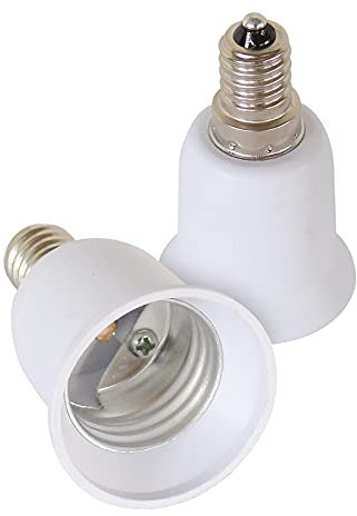 No Name (foreign brand)) Lampenfassung-Adapter E14 auf E27 2er Set 206863 230V 100W