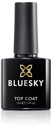 Bluesky Gel Nail Polish, Top Coat, Clear, Long Lasting, Chip Resistant, 10 Ml (Requires Curing Under UV LED Lamp)