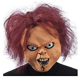 Carnival Toys 1415 - Maske Horror Puppe, Latex, braun
