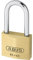 ABUS Cadenas laiton 85/40HB40 - avec anse haute - pour portes de caves, remises et autres. - résistant aux intempéries, anse en acier trempé - niveau de sécurité 6