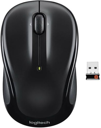 Logitech M325 souris RF sans fil Optique 1000 DPI Ambidextre - Souris (Ambidextre, Optique, RF sans fil, 1000 DPI, Noir)