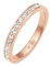 Elli Ring Damen Band Memoire mit Kristallen in 925 Sterling Silber