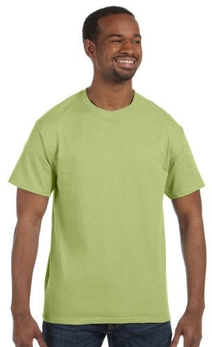 Gildan Mens Heavy Cotton Short Sleeve T-Shirt (L) (Kiwi)