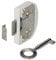 Hettich Aufschraubschloss 20mm, Weiß