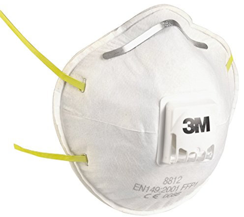 3M Partikelmaske für Handschleifarbeiten, Schutzstufe FFP1, 2 Stück, 587111