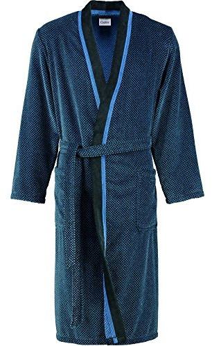 Cawö Herren Velours Bademantel Kimono 4839 58