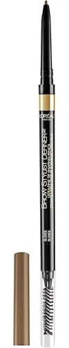 L'Oreal Paris Makeup Brow Stylist Definer Waterproof Eyebrow Pencil, Ultra-Fine Mechanical Pencil, Draws Tiny Brow Hairs and Fills in Sparse Areas and Gaps, Blonde, 0.003 Ounce (Pack of 1)