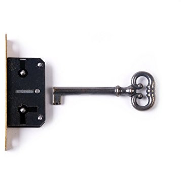 Holzando.de Einsteckschloss mit SchlÙssel (N-b, 20mm)