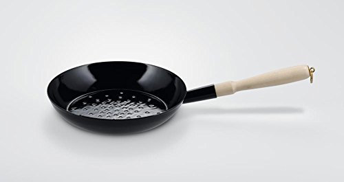 Riess, 0568-022, Maronipfanne 26, CLASSIC - SPEZIALARTIKEL, Durchmesser 26 cm, Höhe 4,6 cm, Emaille, schwarz