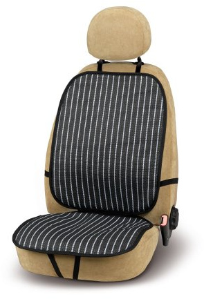 Bottari 12157 Sitzauflage Paper, 1 Teil aus Raffia Stoff, Schwarz