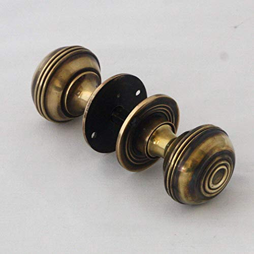 Georgian Brass Bloxwich Door Knobs