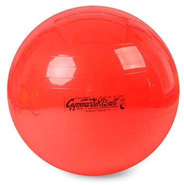 Pezziball Gymnastikball 75 cm rot, inkl. Original Pezzi Ballpumpe