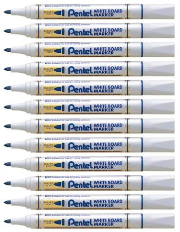 Pentel mw85-c 12 Stück Marker Tabelle 4,5 mm blau