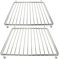 Spares2go Grillrost, Chrom, größenverstellbar, Universal-Grill für Cooke & Lewis Ofen/Herde & Grills, 320 mm x 360/620 mm, 2 Stück