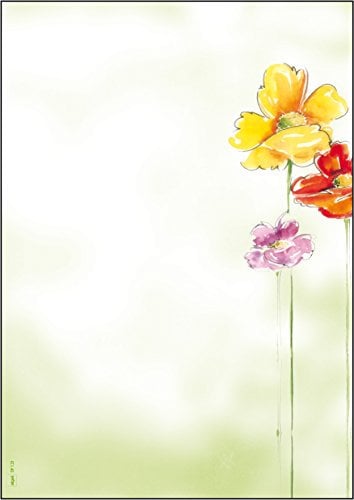 SIGEL DP123 Motiv-Papier Spring Flowers, DIN A4, 90 g/m², 50 Blatt, aus nachhaltigem Papier