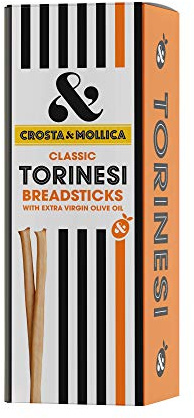 Crosta & Mollica Torinesi Grissini 120 g (Pack of 12)