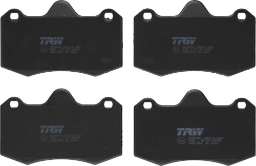 TRW GDB1852 Brake Pad Set of 4 Compatible for Renault Lutecia II (BB_, CB_) 1998-2016 Front Axle and Other Vehicles