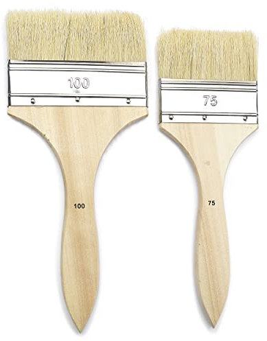 Pébéo 950650 Pochette de 2 Spalters Manche Longue Soies Beau Blanc