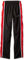 ACACIA Broomball Bullet Broom Pants, Black/Red/White, Medium