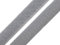 Schnoschi 5 Meter Klettverschluss Dunkelgrau 20 mm zum Aufnähen, Haken- und Flauschband