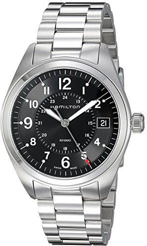 Hamilton Khaki Field Quartz Men's Watch, 40mm Stainless Steel Case