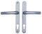 Roto Match Upvc Door Handle 200mm Screw Fix 2 Hole Fix 92mm PZ Sprung in Polished Chrome
