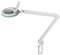 Lumeno LED Lupenleuchte 7218GN Lupenlampe mit 127 mm Echtglaslinse, Arbeitsplatzlampe, Kosmetiklampe, geeignet für Kosmetik, Bastler, Lesehilfe Vergrößerungslampe, 8 Dioptrien Grün