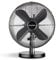 Schallen Home & Office Electric Sturdy Metal 12 3 Speed Tilt Oscillating Worktop Desk Table Air Cooling Fan (Gunmetal | Dark Grey)
