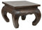 Opiumtischchen 30x30x23cm Massivholz Handarbeit, schwarz-braun