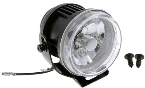 Nebelscheinwerfer, rund, schwarz, Halter, Glas klar, 70mm, H3 55W, Motorrad, PKW, Moped, KFZ
