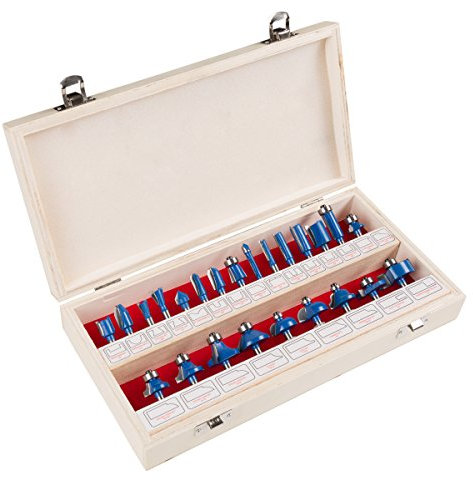 Stalwart Multi-purpose 24-piece Router Bit Set