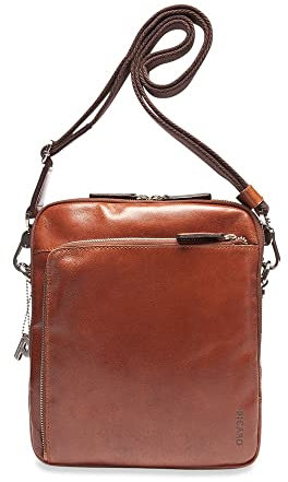 Picard Herren Schultertasche BUDDY aus Wasserbüffelleder Klein | mit Reißverschluss | Schultertasche | Alltag