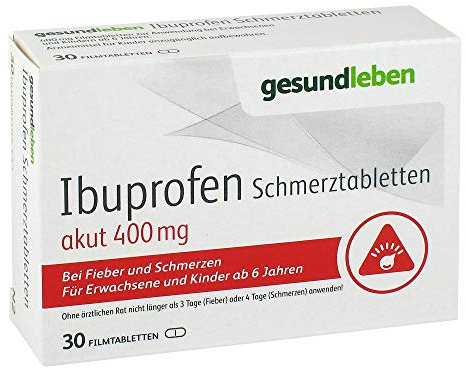 IBUPROFEN Schmerztabletten 400 mg Filmtabletten 30 St