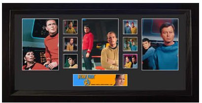 Star Trek: The Original Series Trio Film Cell Präsentation