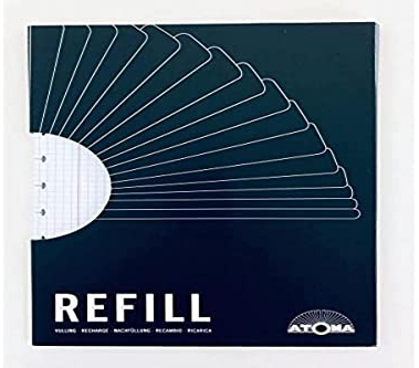 Atoma Notebook-Nachfüllung, Gitter 5, A5, 60 Blätter