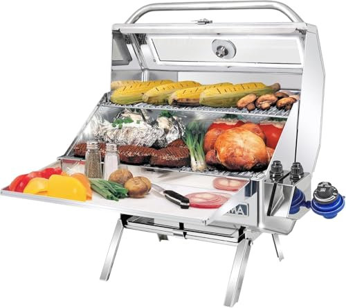 Magma Produkte, A10–1218–2 GS Catalina 2 Infrarot Gourmet Series Gas Grill, Edelstahl poliert