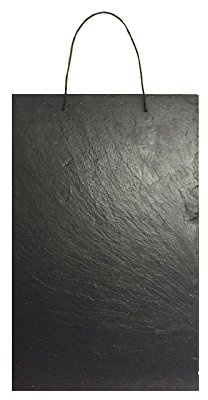 Schiefertafel MEMOBOARD Naturschiefer mit Lederband Tafel 20 x 30 cm