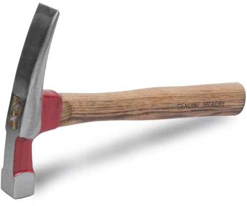 QLT by MARSHALLTOWN Brick Hammer, High-Grade Steel Construction with Wood Handle, 11-1/2 Inch Length, 16 Oz., Break and Trim Edges of Bricks, Masonry Tools, BH760