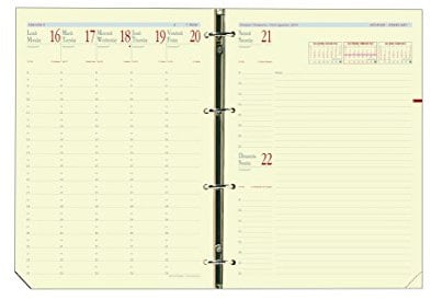 Quo Vadis - Recharge Organiseur - 2025-2026 - Timer 29 Prestige - Semainier Planning - Français - 16 mois de septembre à décembre - 21x29,7 cm