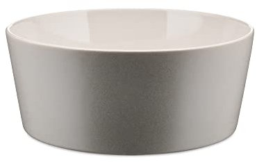 Alessi Tonale Salad Bowl LG Insalatiera, Acciaio, Grigio Chiaro, 23 cm